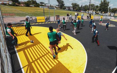 Mini-Pitch Being Installed at Northgate Intermediate School